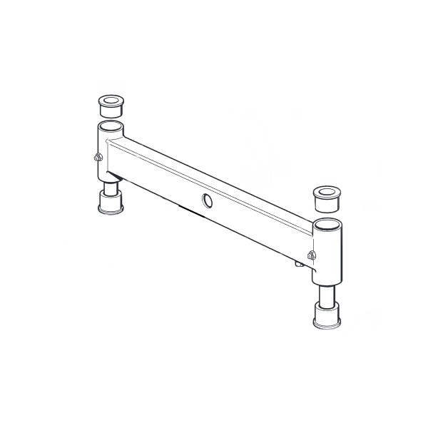 Essieu avant tracteur tondeuse   GGP - 184034057/0 - Bras, Essieu, Étrier