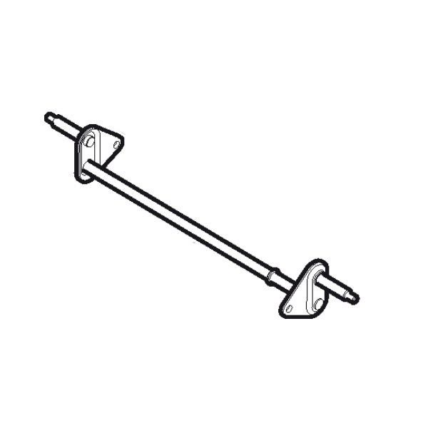 Axe liaison roue avant tondeuse batterie GGP - 381302821/0 - Bras, Essieu, Étrier