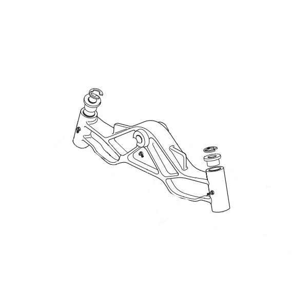 Essieu avant tracteur tondeuse  GGP - 382034031/0 - Bras, Essieu, Étrier
