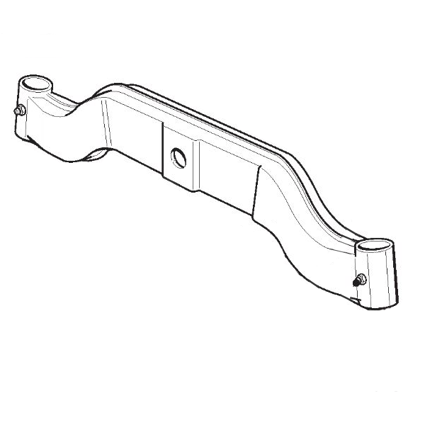Essieu avant tracteur tondeuse  GGP - 382034045/0 - Bras, Essieu, Étrier