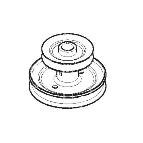 Double poulie moteur autoportée  GGP - 384601501/1 - Poulie