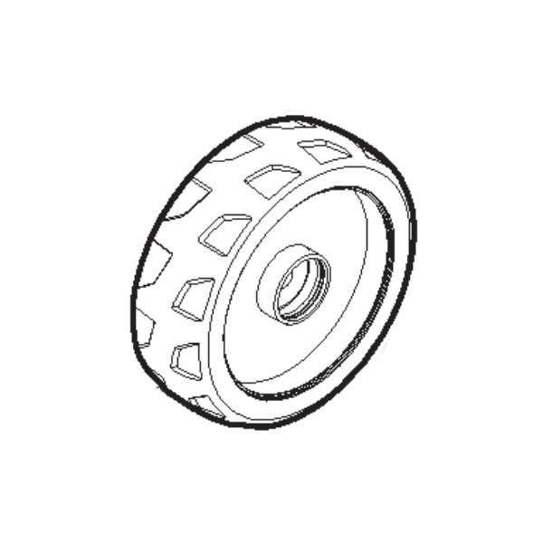 Roue tondeuse Stiga 118811087-0 - GGP - 118811087/0 - Roue tondeuse