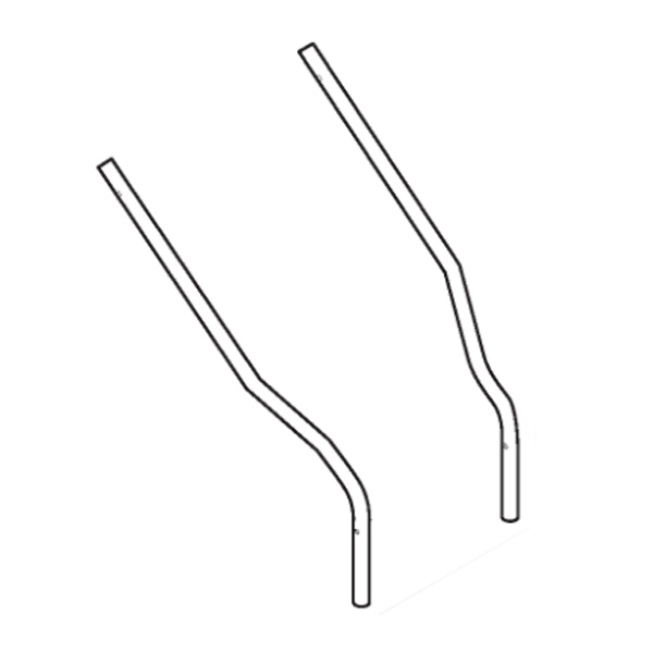 Guidon partie inférieure tondeuse Stiga COLLECTOR 132 - GGP - 118811168/0 - Accessoires Tondeuse