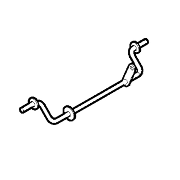 Axe de liaison roues avant tondeuse à batterie Stiga - Alpina - GGP - 118811179/0 - Bras, Essieu, Étrier
