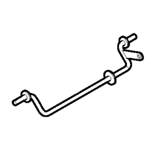 Axe de liaison roues arrière tondeuse à batterie Stiga - Alpina - GGP - 118811183/0 - Bras, Essieu, Étrier