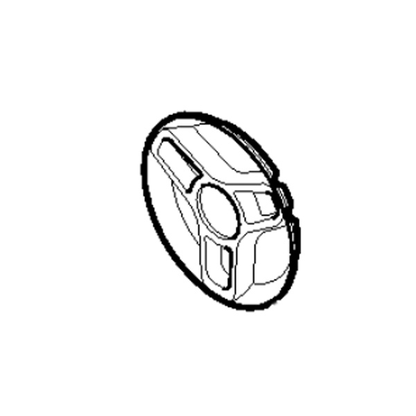 Enjoliveur roue arrière tondeuse à batterie Stiga - GGP - 118811181/0 - Roue tondeuse