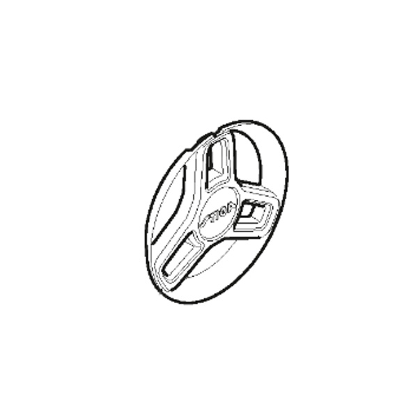 Couvre moyeu gris roues tondeuse à gazon Stiga - GGP - 322110744/0 - Roue tondeuse