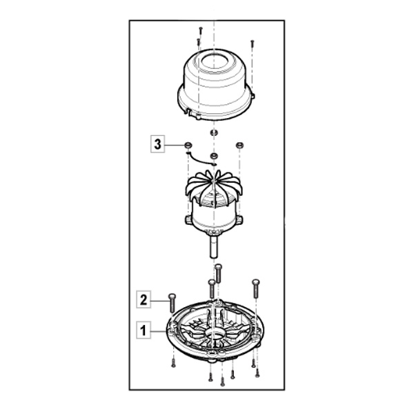 Moteur électrique tondeuse COLLECTOR 543 Stiga - GGP - 118811275/1 - Moteur