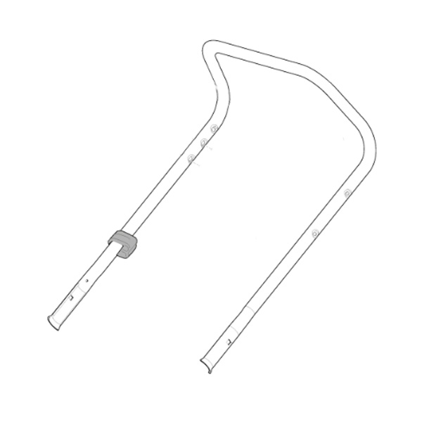 Guidon supérieur jaune tondeuse à batterie COLLECTOR - COMBI Stiga - GGP - 381007646/0 - Accessoires Tondeuse