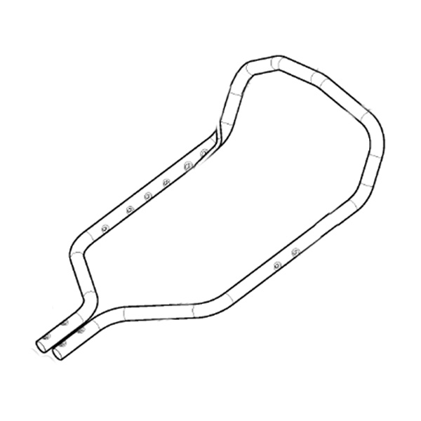 Guidon supérieur jaune tondeuse à gazon Stiga - GGP - 381007690/0 - Accessoires Tondeuse