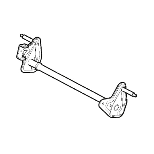 Axe de liaison roues avant tondeuse Stiga - GGP - 381302935/1 - Bras, Essieu, Étrier
