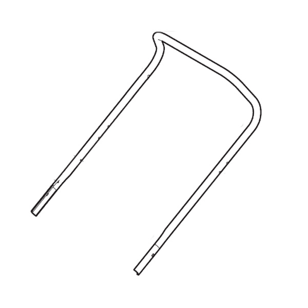 Guidon partie supérieure jaune tondeuse à batterie Stiga - GGP - 381006754/2 - Accessoires Tondeuse