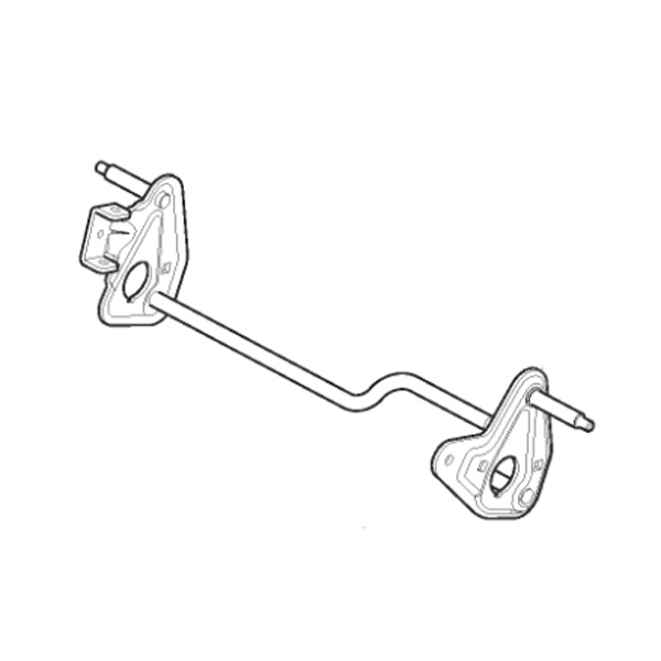 Axe de liaison roue arrière tondeuse à batterie Stiga - GGP - 381302815/0 - Bras, Essieu, Étrier