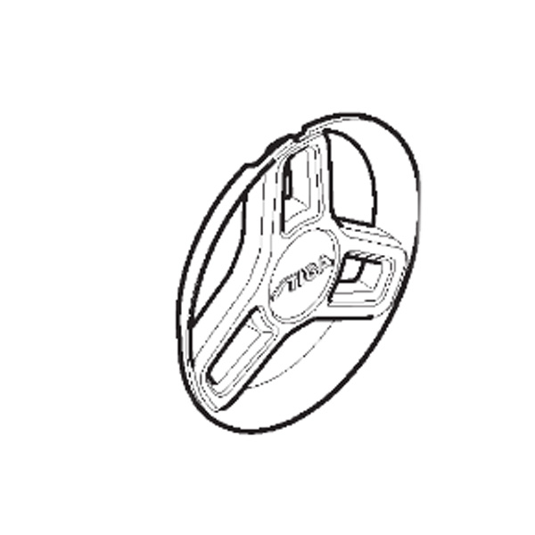 Enjoliveur roue arrière tondeuse gazon à batterie Stiga - GGP - 322110745/0 - Roue tondeuse