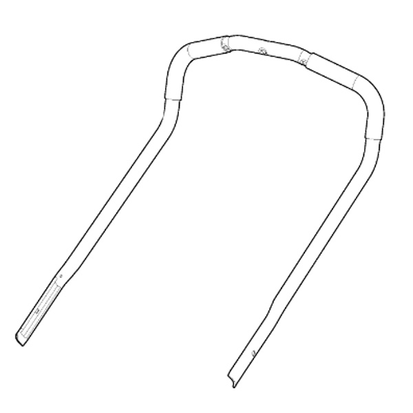 Guidon jaune partie supérieure tondeuse à batterie Stiga - GGP - 381007633/0 - Accessoires Tondeuse