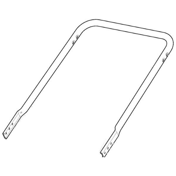 Guidon partie inférieure jaune tondeuse à batterie Stiga - GGP - 381007622/0 - Accessoires Tondeuse