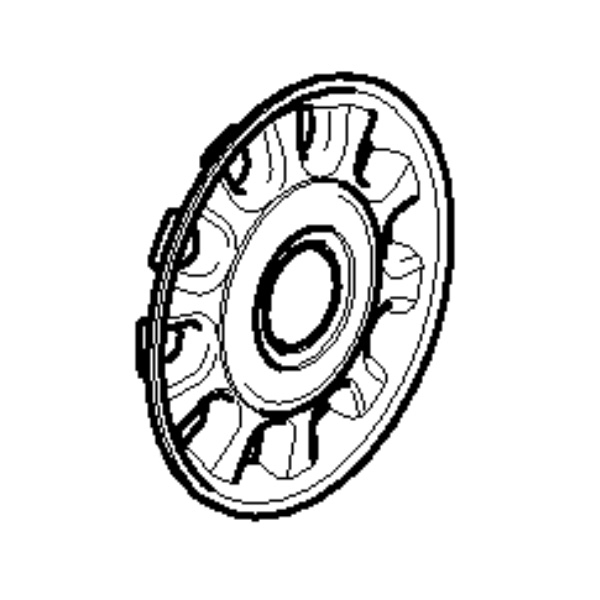 Couvre moyeu gris roues arrière tondeuse à batterie Stiga - GGP - 322110494/0 - Roue tondeuse