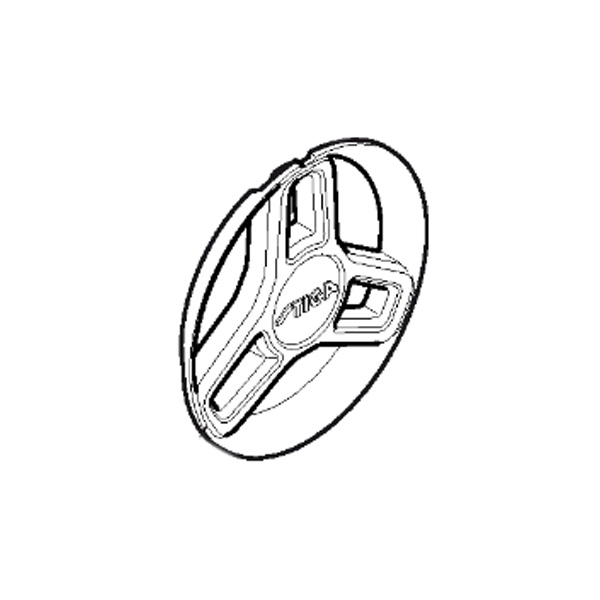 Couvre moyeu gris roues arrière tondeuse à batterie Stiga - GGP - 322110827/0 - Roue tondeuse