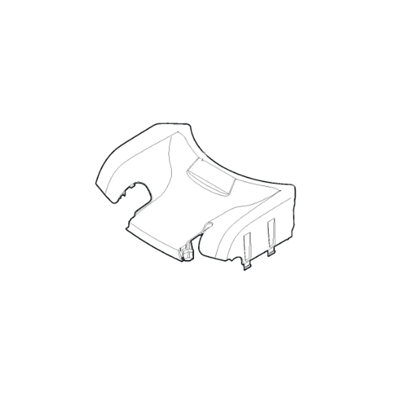 Capot frontale gris tondeuse à batterie Stiga - GGP - 322226240/0 - Carter