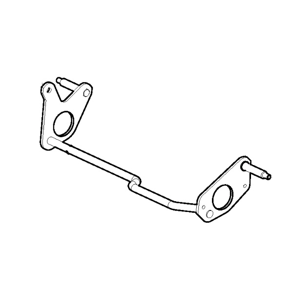 Axe de liaison roue avant tondeuse à batterie MODEL-1 Stiga - GGP - 381302931/0 - Bras, Essieu, Étrier