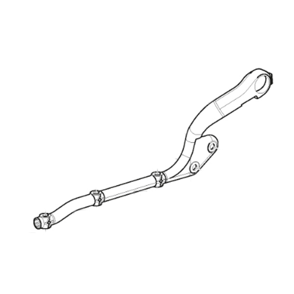 Guidon inférieur partie droite tondeuse batterie MODEL-1 Stiga - GGP - 381007627/0 - Accessoires Tondeuse