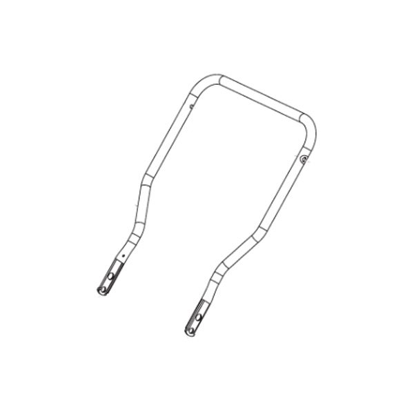 Guidon partie centrale jaune tondeuse batterie Stiga - GGP - 381007585/0 - Accessoires Tondeuse