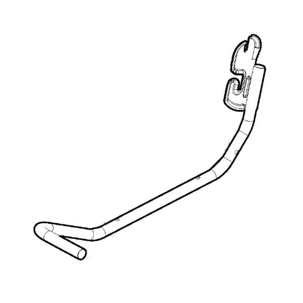 Guidon inférieur droit tondeuse à batterie Stiga - GGP - 381007702/0 - Accessoires Tondeuse