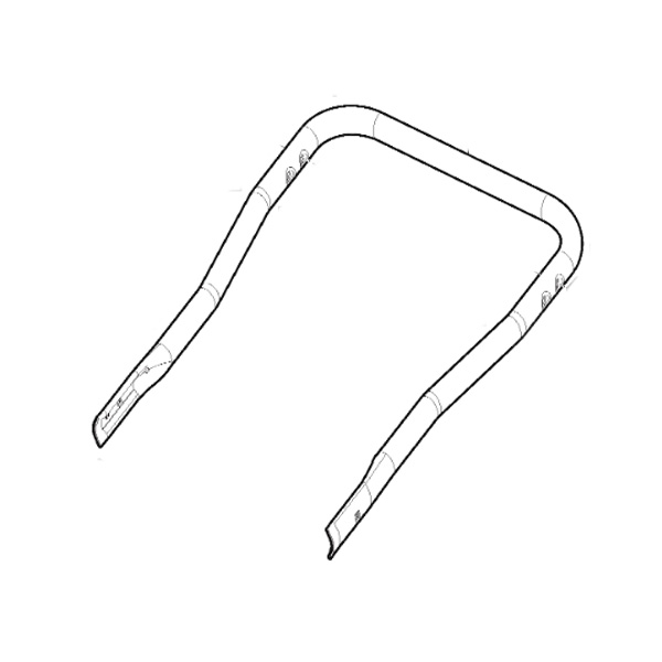 Guidon intermédiaire jaune tondeuse à batterie Stiga - GGP - 381007625/1 - Accessoires Tondeuse