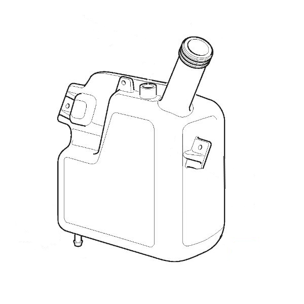 Réservoir essence tracteur tondeuse Stiga - GGP - 325735134/0 - Réservoir, Robinet, Durite essence
