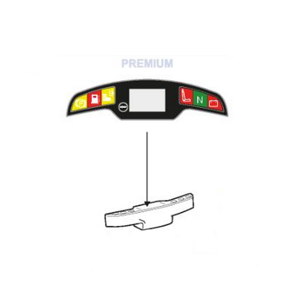 Carte électronique version premium  STIGA - GGP - 382722447/1 - Interrupteur, solénoïde, démarreur