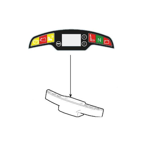 Carte électronique  STIGA - GGP - 382722431/1 - Interrupteur, solénoïde, démarreur