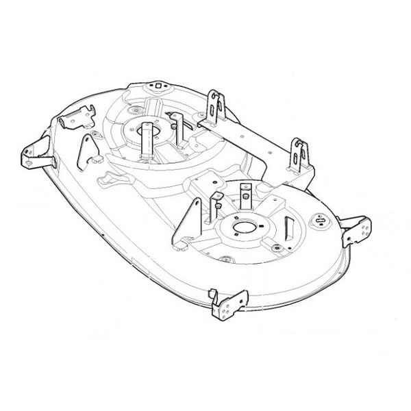 Plateau de coupe tracteur tondeuse 108 cm Stiga  - GGP - 382565085/1 - Plateau de coupe