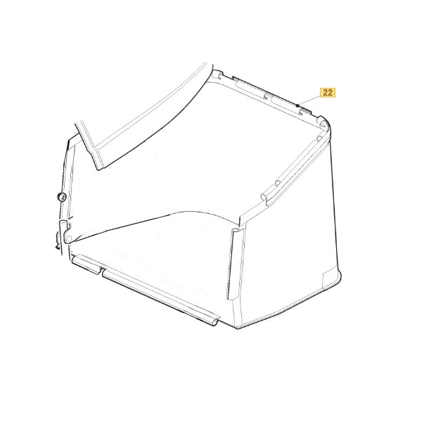 Sac de ramassage autoportée Stiga - GGP - 182105919/0 - Toile de bac