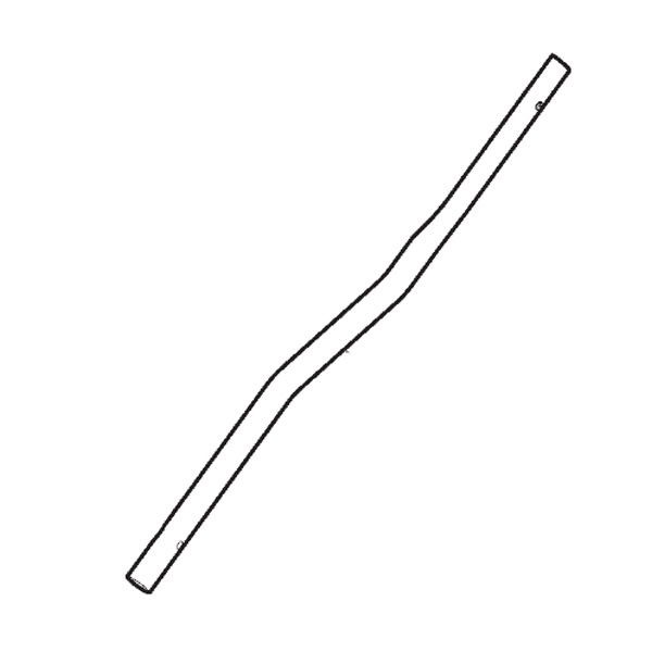 Guidon inférieur gris tondeuse batterie Stiga - Alpina - GGP - 381007528/0 - Accessoires Tondeuse