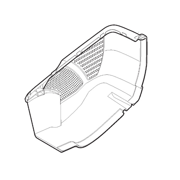Sac partie inférieure droit tondeuse batterie Stiga - Alpina - GGP - 322486293/0 - Toile de bac