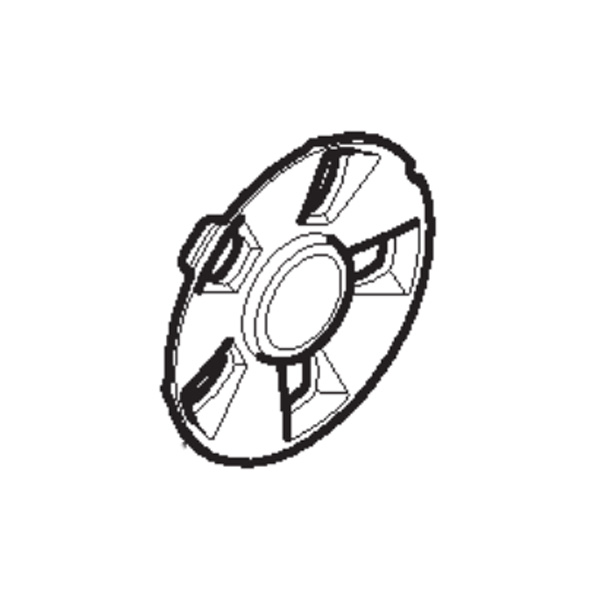 Enjoliveur roue arrière tondeuse batterie Alpina - GGP - 322110637/0 - Roue tondeuse