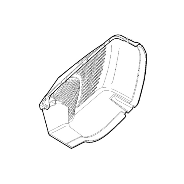 Sac partie inférieure droite tondeuse batterie Stiga - Alpina - GGP - 322486324/0 - Toile de bac