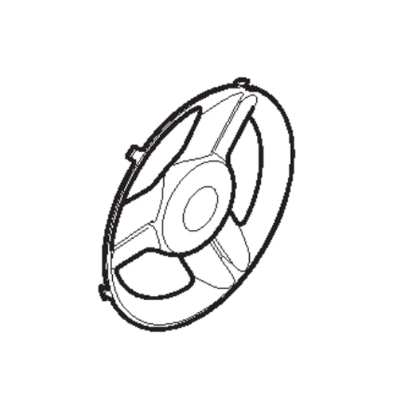 Enjoliveur roue tondeuse à batterie Alpina - Stiga - GGP - 322110687/0 - Roue tondeuse