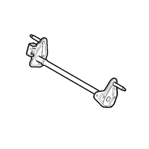 Axe liaison roue arrière tondeuse batterie Alpina - Stiga - GGP - 381302815/1 - Bras, Essieu, Étrier