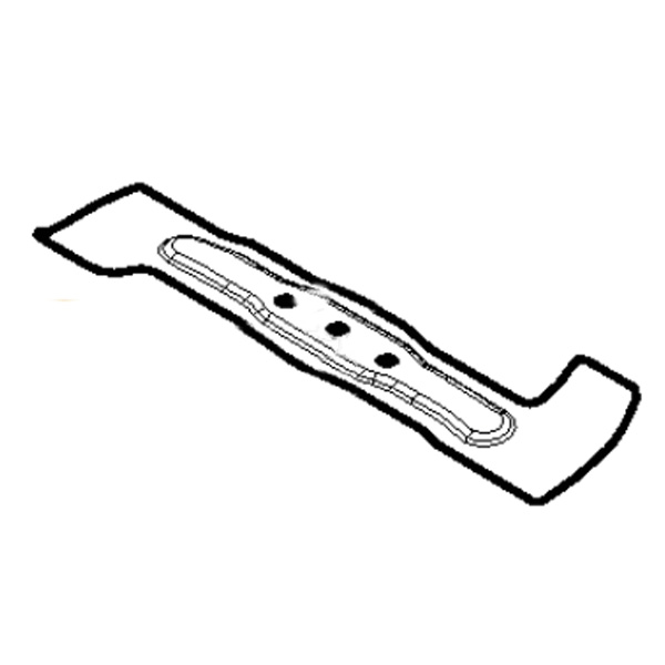 Lame 30cm tondeuse à batterie Alpina - GGP - 181004468/0 - Lame de tondeuse