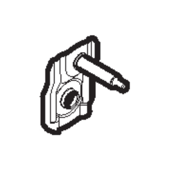 Support roue avant, arrière tondeuse batterie Alpina - Stiga - GGP - 381005265/0 - Support