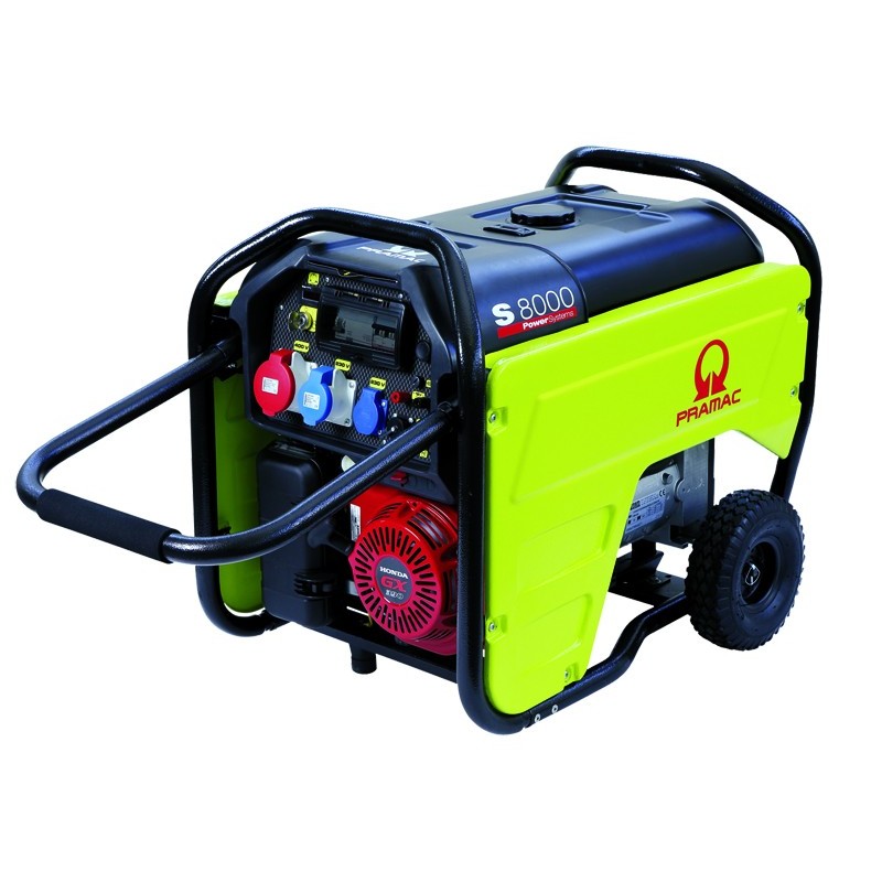 Groupe électrogène Pramac - S8000 SÉRIE S / ESSENCE - Moteur HONDA GX - PD612SH1Z09 - Groupe életrogène
