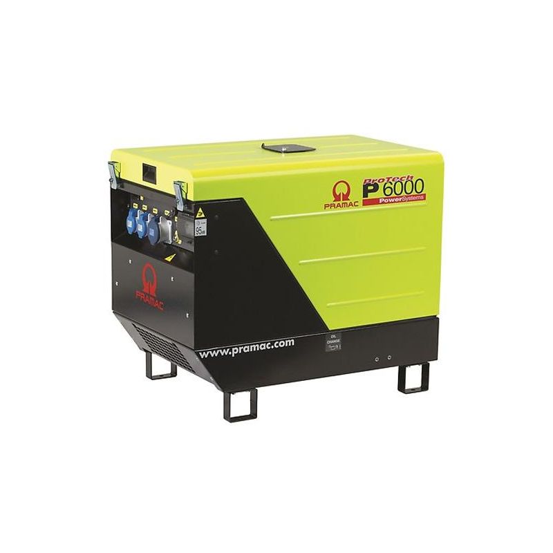 Groupe électrogène Pramac - P6000 SÉRIE P / DIESEL - Moteur YANMAR - PF482SY4001 - Groupe életrogène