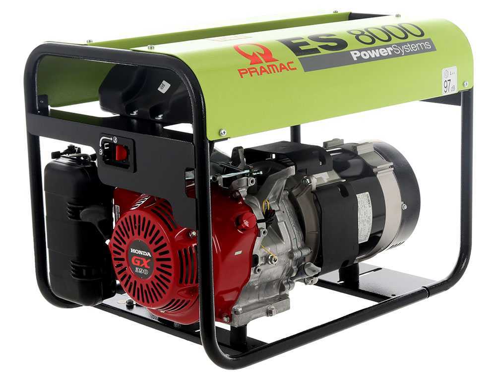 Groupe électrogène Pramac - ES8000 SÉRIE ES / ESSENCE - Moteur HONDA GX - PE612SH1009 - Groupe életrogène