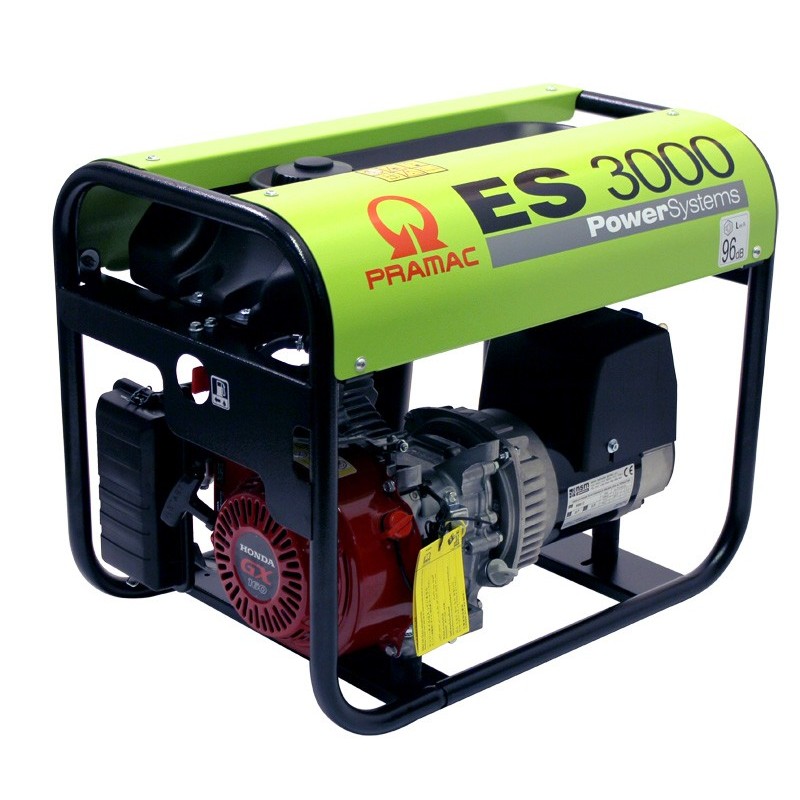 Groupe électrogène Pramac - ES3000 SÉRIE ES / ESSENCE - Moteur HONDA GX - PE242SH100K - Groupe életrogène