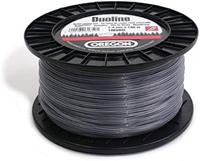 Fil débroussailleuse Rond Duoline Transparent/Noir ø3.5mm/84m Oregon 581219 - Fil débroussailleuse