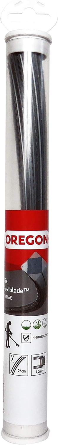 Fil débroussailleuse Carré Flexi-blade Noir/Gris ø4.0mm/26cm Oregon 111116E - Fil débroussailleuse