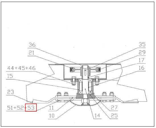 Vis M14x50 UNI DEL MORINO - 40100025 - Ecrou et vis de lame