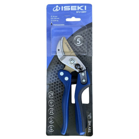 Sécateur ISEKI - SF210MY téflon contre lame type enclume à usage pro - Sécateur