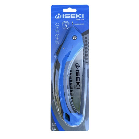 Scie à main ISEKI - SDP180 pliable à usage semi-pro et pro - Scie